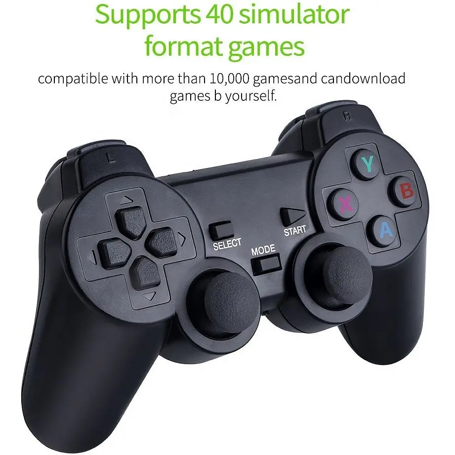 Міні ігрова приставка XPRO 25001 M8 64 ГБ Mini Game Stick 4K HDMI + 2 бездротові джойстики чорна (40842-15758_836) - фото 6