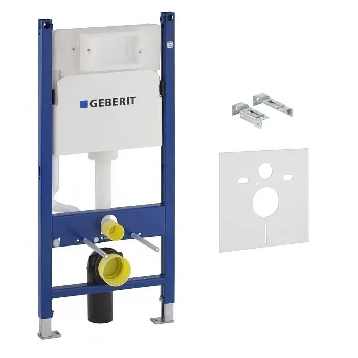 Комплект інсталяція Geberit Duofix 3 в 1 458.126.00.1 + унітаз підвісний Roca Meridian A34H240000 з кришкою Soft Close, Білий - фото 2