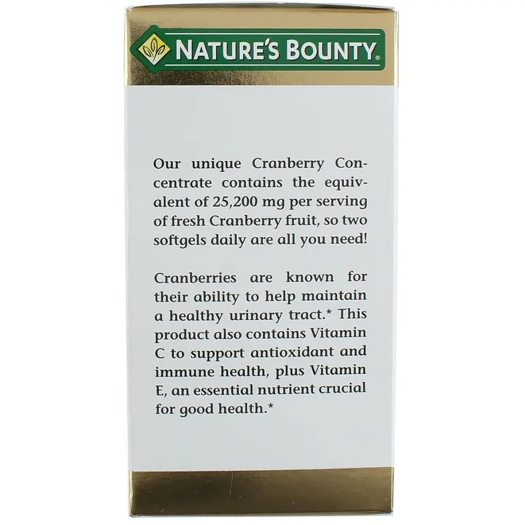 Журавлина з вітаміном C Nature's Bounty 60 гелевих капсул - фото 3
