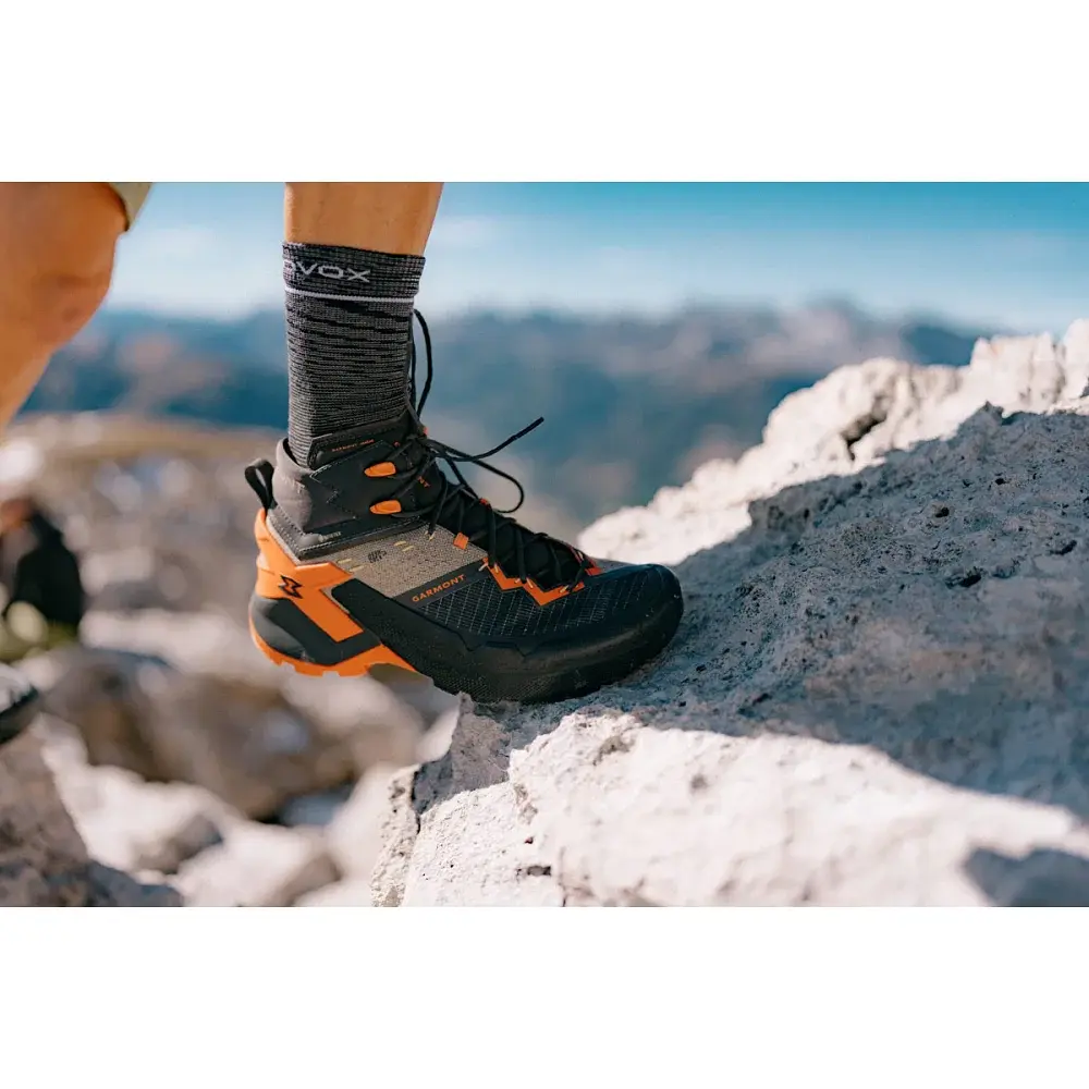 Черевики Garmont 9.81 Onyx MID GTX 9.5 Black/Orange - фото 7