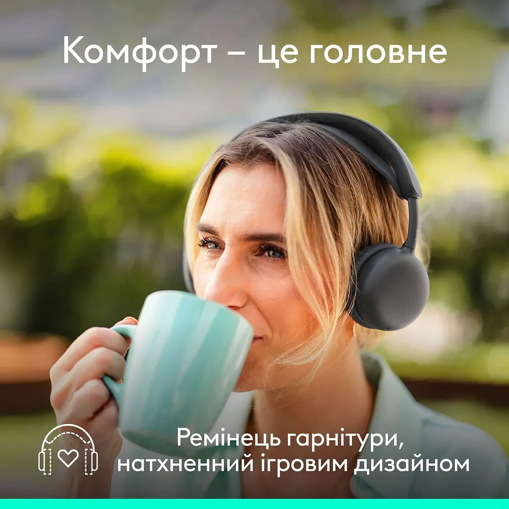Гарнітура Logitech ZONE Wireless 2 ES Headset Graphite (981-001503) - фото 7