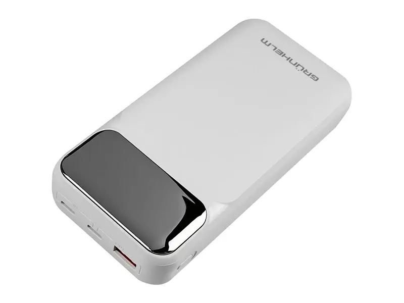 Зовнішній акумулятор (Power Bank) Grunhelm 20000mAh 22.5W White (GP-20WQC) - фото 2