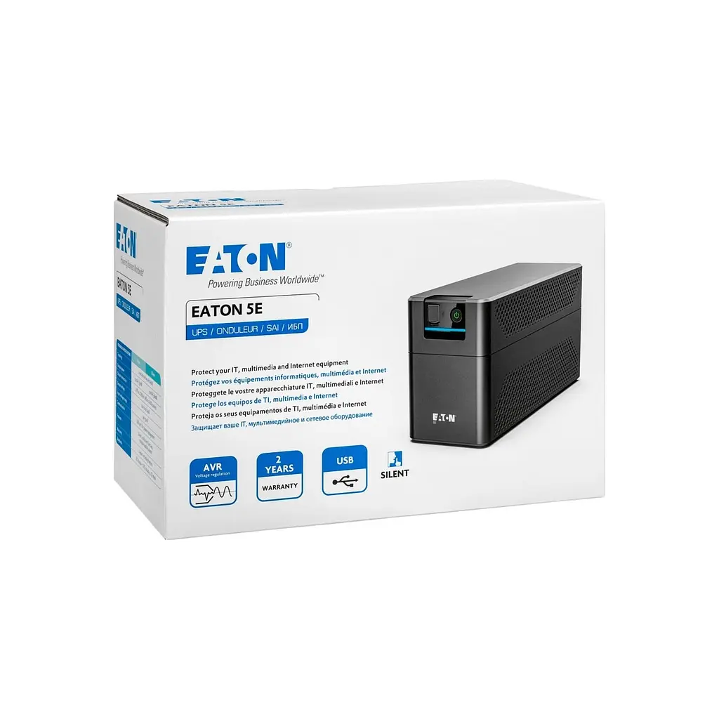 Пристрій безперебійного живлення Eaton 5E G2 700VA USB (5E700UD) - фото 4