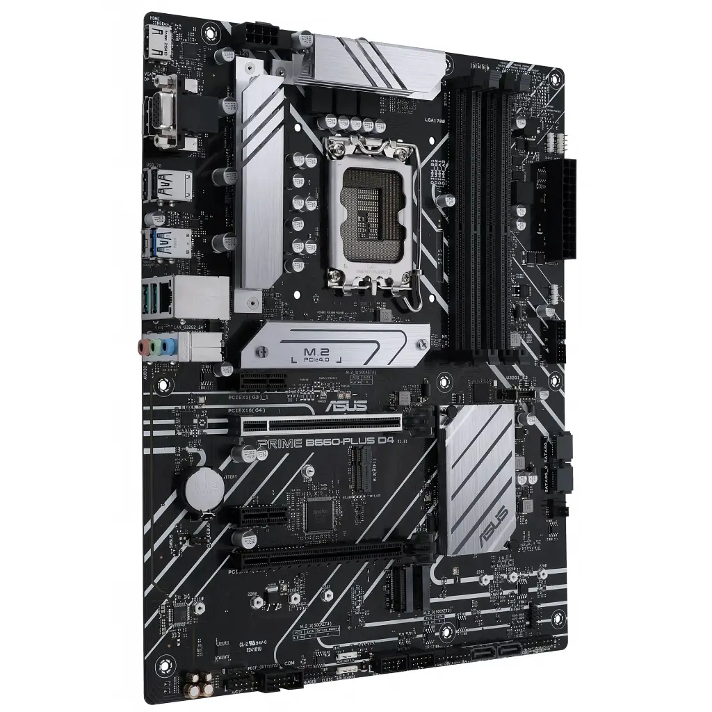 Материнська плата ASUS PRIME B660-PLUS D4 (PRIME B660-PLUS D4) (Socket 1700, Intel B660, ATX) - фото 2