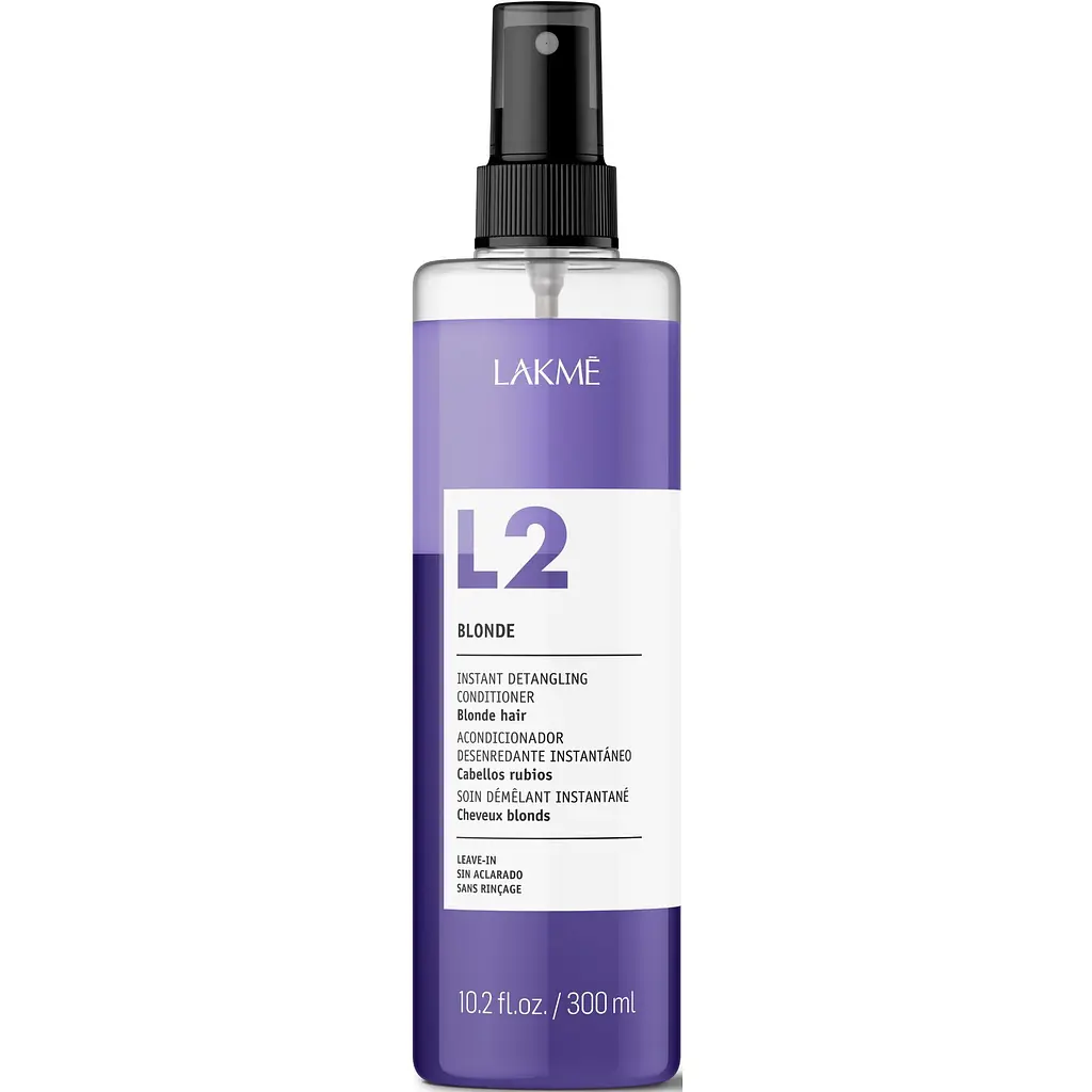 Кондиціонер для світлого та сивого волосся Lakme L2 Blonde двофазний 300 мл