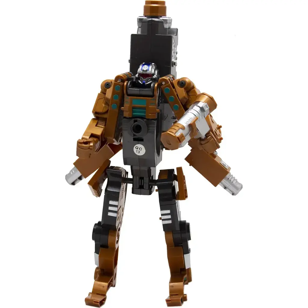 Іграшковий пістолет-трансформер Devik Toys RoboGun 2 в 1 Flasher 6 м'яких куль (K01) - фото 2
