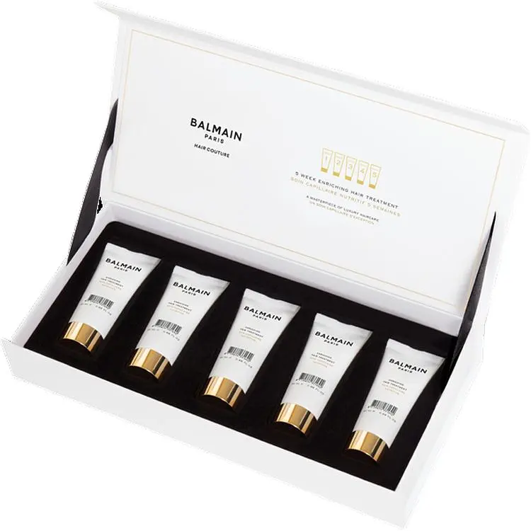 Відновлюючий набір для догляду Balmain 5 Week Enriching Hair Treatment 100 мл (5 шт х 20 мл) - фото 3