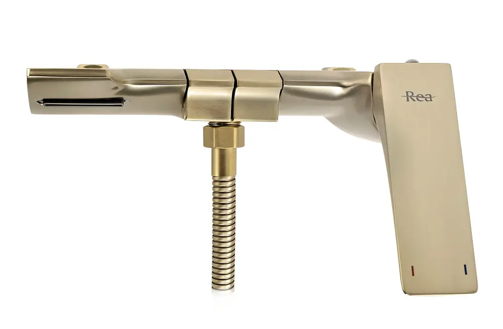 Змішувач для ванни Rea Joe brushed gold REA-B8992 - фото 3