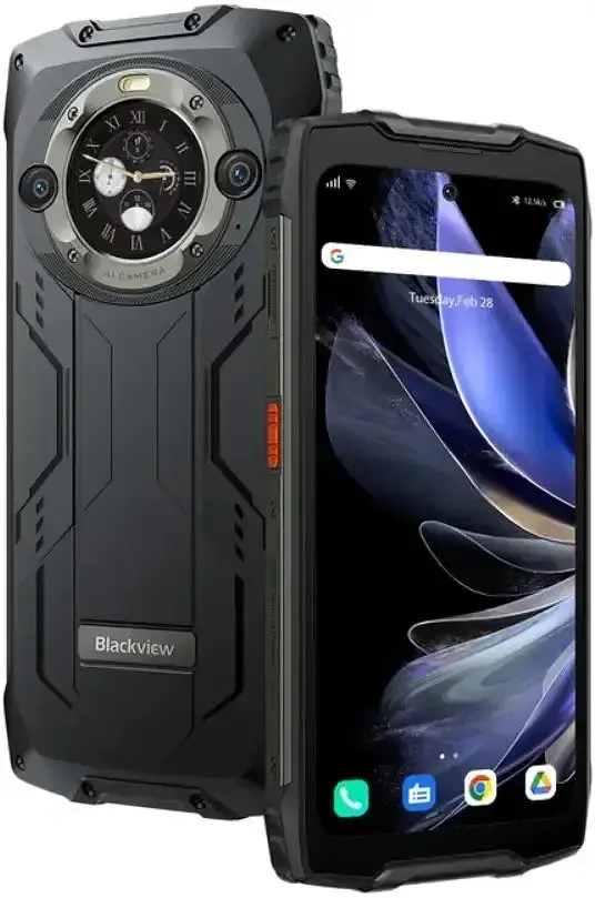 Смартфон захищений Blackview BV9300 Pro 12/256 GB з додатковим екраном чорний - фото 2