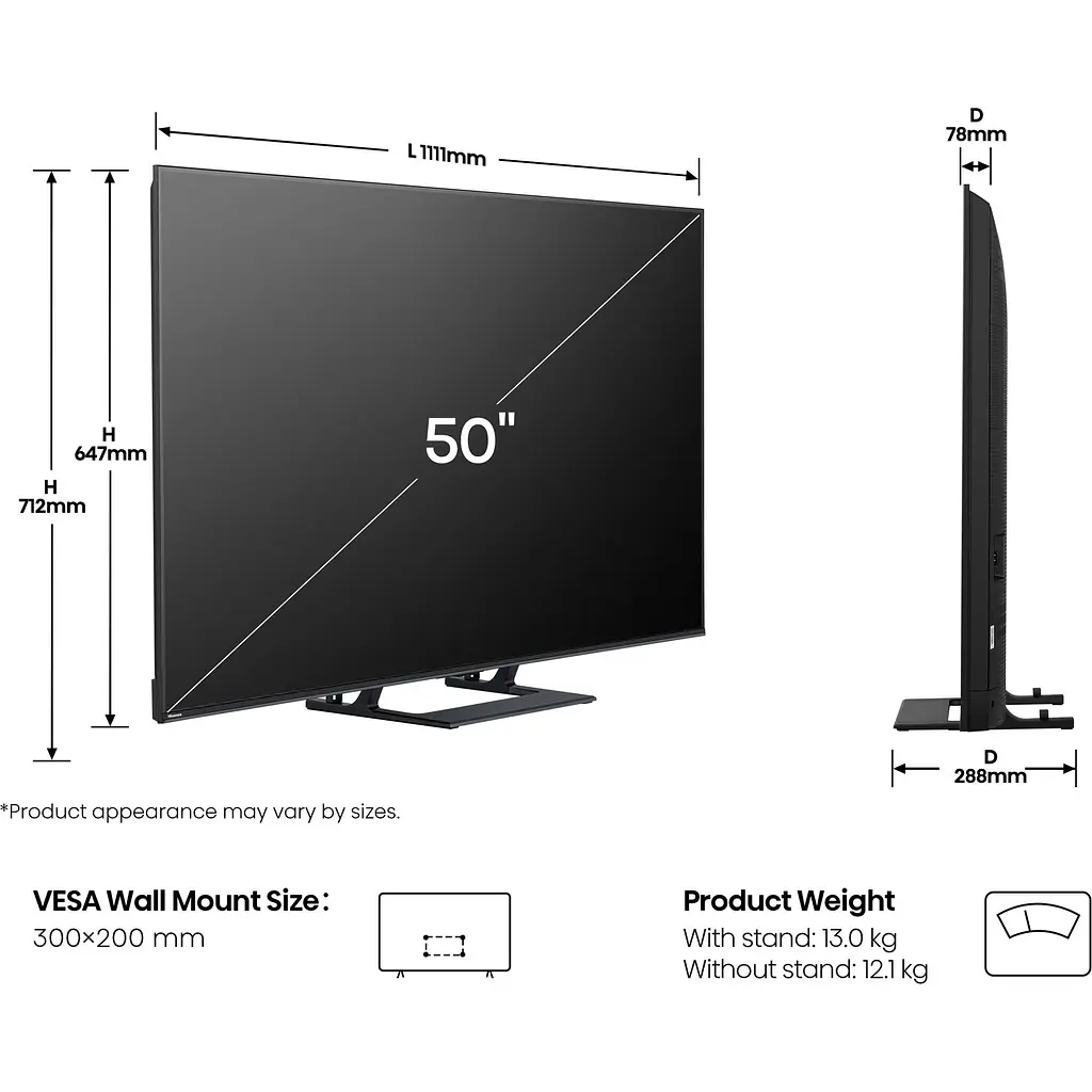 Телевизор Hisense 50E8Q 50` Mini-LED 4К (20016765) UA [144198] - фото 15