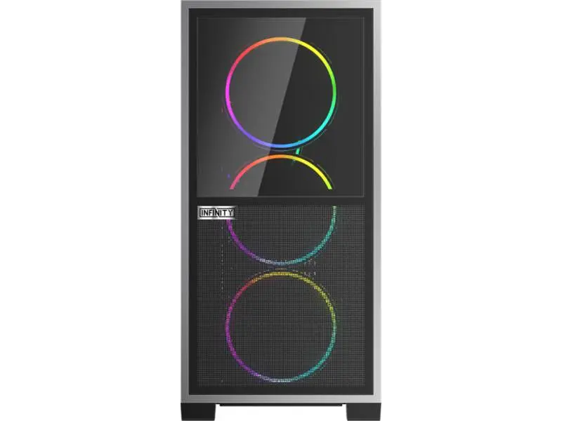 Корпус 1stPlayer IF8-BK-4FO7-14 Black - фото 4
