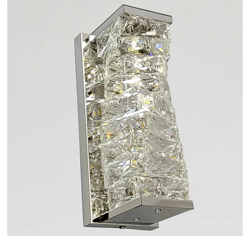 Світлодіодне настінне бра Artlight 88031/290WCH, 19 Вт, хром та прозоре скло - фото 2