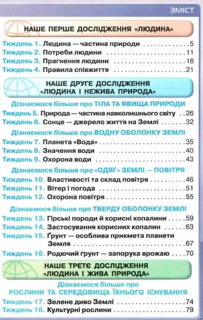 Я досліджую світ 3 клас. Частина 1 - фото 2