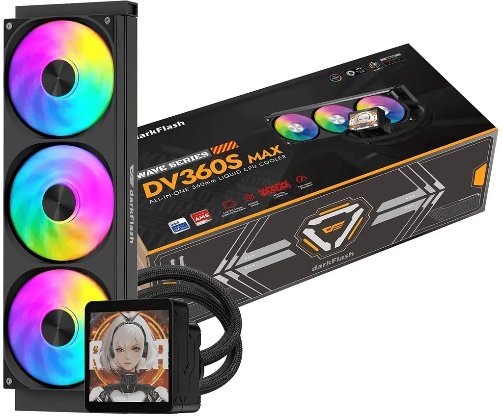 СВО Darkflash DARK FLASH DV360S MAX Black (DV360S MAX BLACK) - фото 8