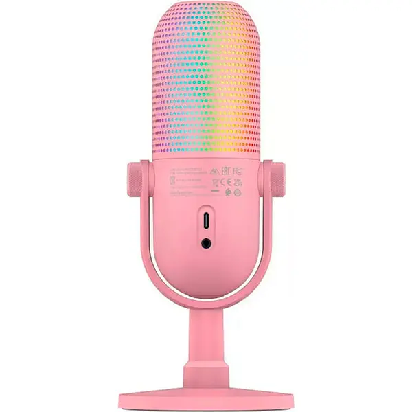 Мікрофон Razer Seiren V3 Chroma Quartz (RZ19-05060300-R3M1) [107175] - фото 3