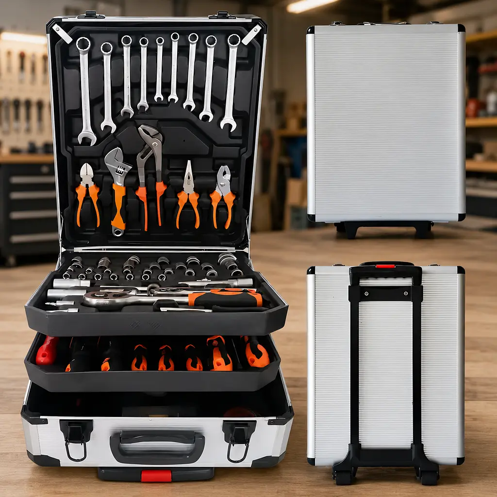 Набір інструментів tool set 235 предметів / Набір головок з тріскачкою / Автомобільний набір інструментів - фото 2