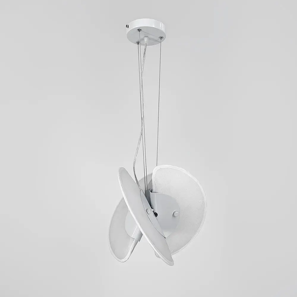 Футуристическая люстра в белом корпусе Ø 30 см Ст. PLP 07-300 Line F - фото 8