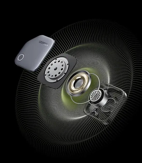 Умный Брелок UGREEN CM816 для поиска людей вещей (ключей) 225 мАч Bluetooth Anti-Lost Black (45297) - фото 6