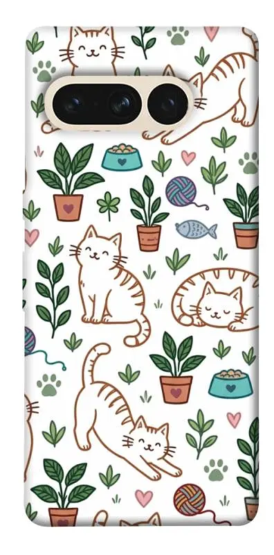 TPU чохол Demsky Cats pattern для Google Pixel 7 Pro