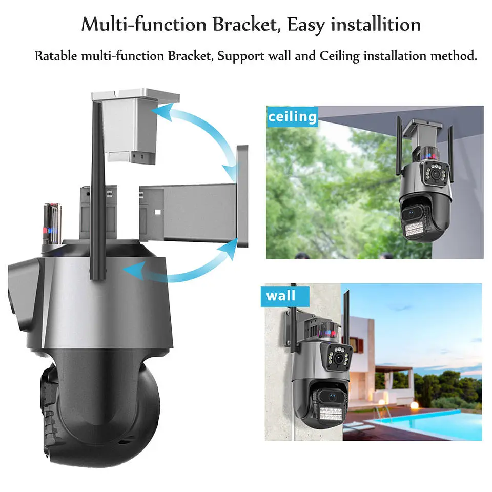 Камера видеонаблюдения XPRO PTZ WiFi с возможностью дальнего доступа P11, 3MP (41564-15968_1082) - фото 6