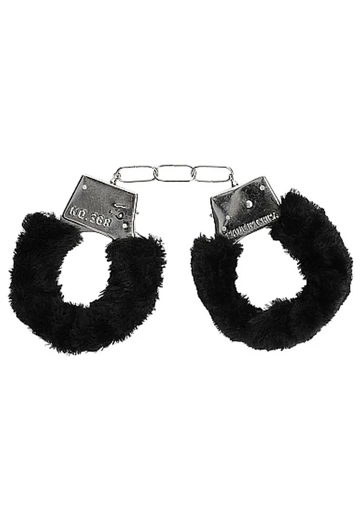 Наручники Ouch! Handcuffs Furry (чорний) - фото 2