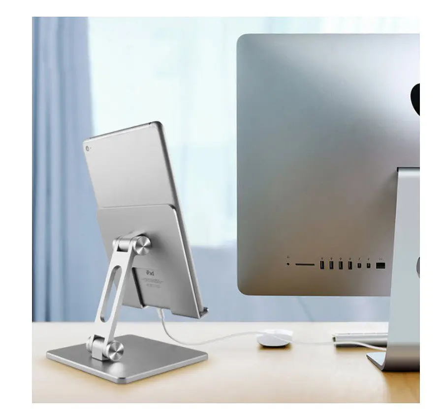 Підставка-тримач для iPad або планшета OfficePro LS-720 Alloy Aluminum Grey - фото 4