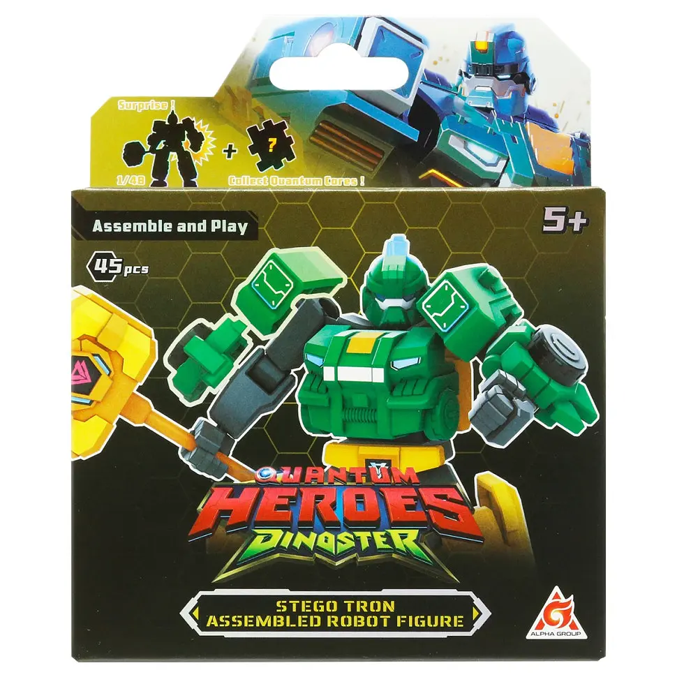 Детский робот-конструктор Стего Трон Dinoster EU580881A-4 45 деталей - фото 2