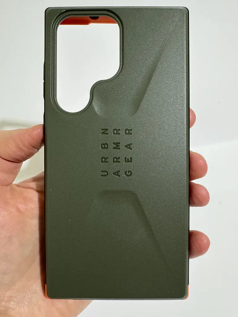 Оригінальний протиударний чохол UAG Civilian Samsung Galaxy S23 Ultra Olive (214136117272) - фото 6