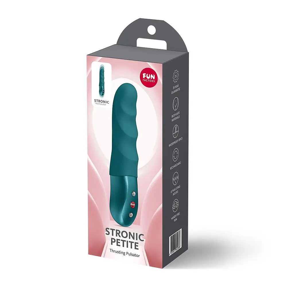 Мініпульсатор Fun Factory STRONIC PETITE Bottle Green, 8 режимів, підходить для початківців - фото 8
