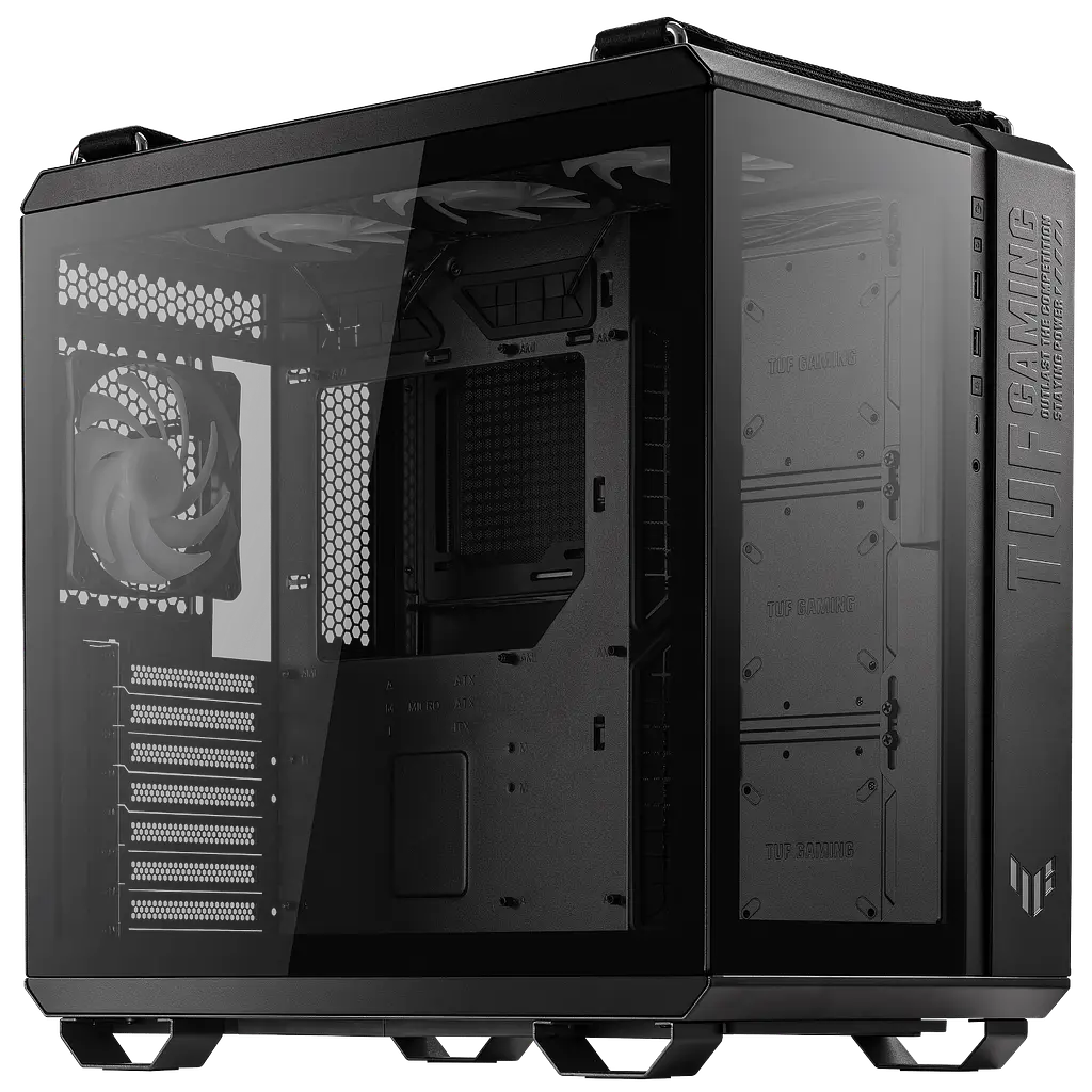 Корпус Asus TUF Gaming GT502 Plus Tempered Glass без БЖ (90DC0090-B19010) Black - фото 3