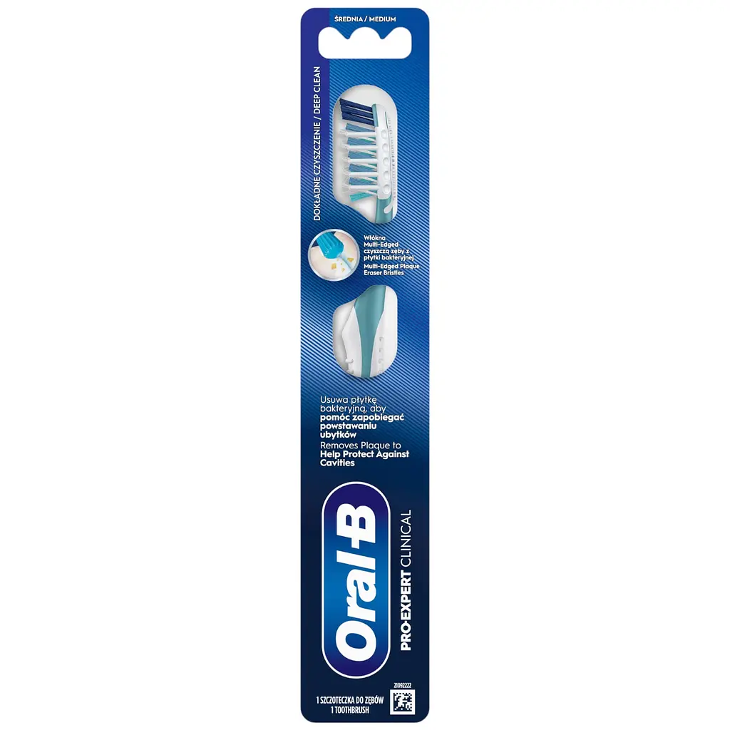 Зубна щітка Oral-B Pro-Expert Clinical м'якої жорсткості біло-зелений 1 шт. - фото 2