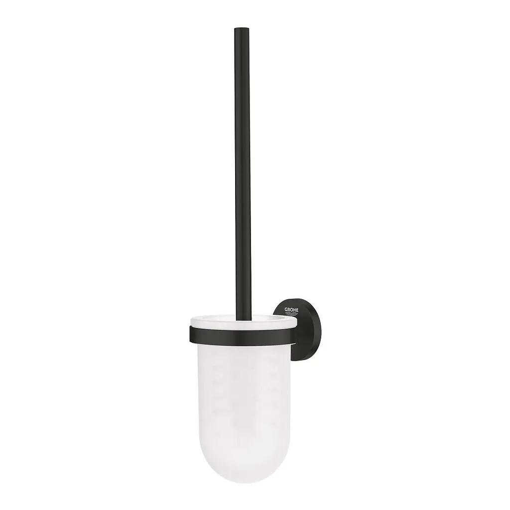 Туалетний йоржик у комплекті Grohe Essentials 1024682430 Чорний матовий - фото 2