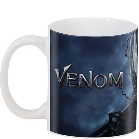 Кружка GeekLand Веном Venom Марвел ядерный супергерой Том Харди 330 мл белая - фото 2