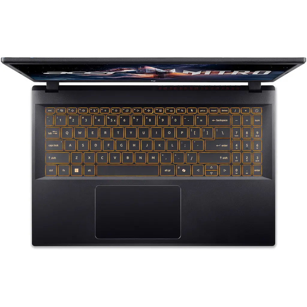 Ігровий ноутбук Acer Nitro V 15 ANV15- 52- 575J Intel Core i5- 13420H до 4, 7 ГГц, 15, 6 дюймів, Full HD, IPS, 165 Гц, 16 ГБ DDR5, 512 ГБ SSD, NVIDIA GeForce RTX 4050 6 ГБ GDDR6, Чорний обсидіан - фото 6