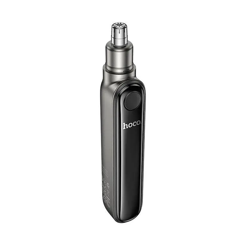 Тример для носа Hoco HP33 Electric Nose Hair Trimmer with Display Grey - фото 2