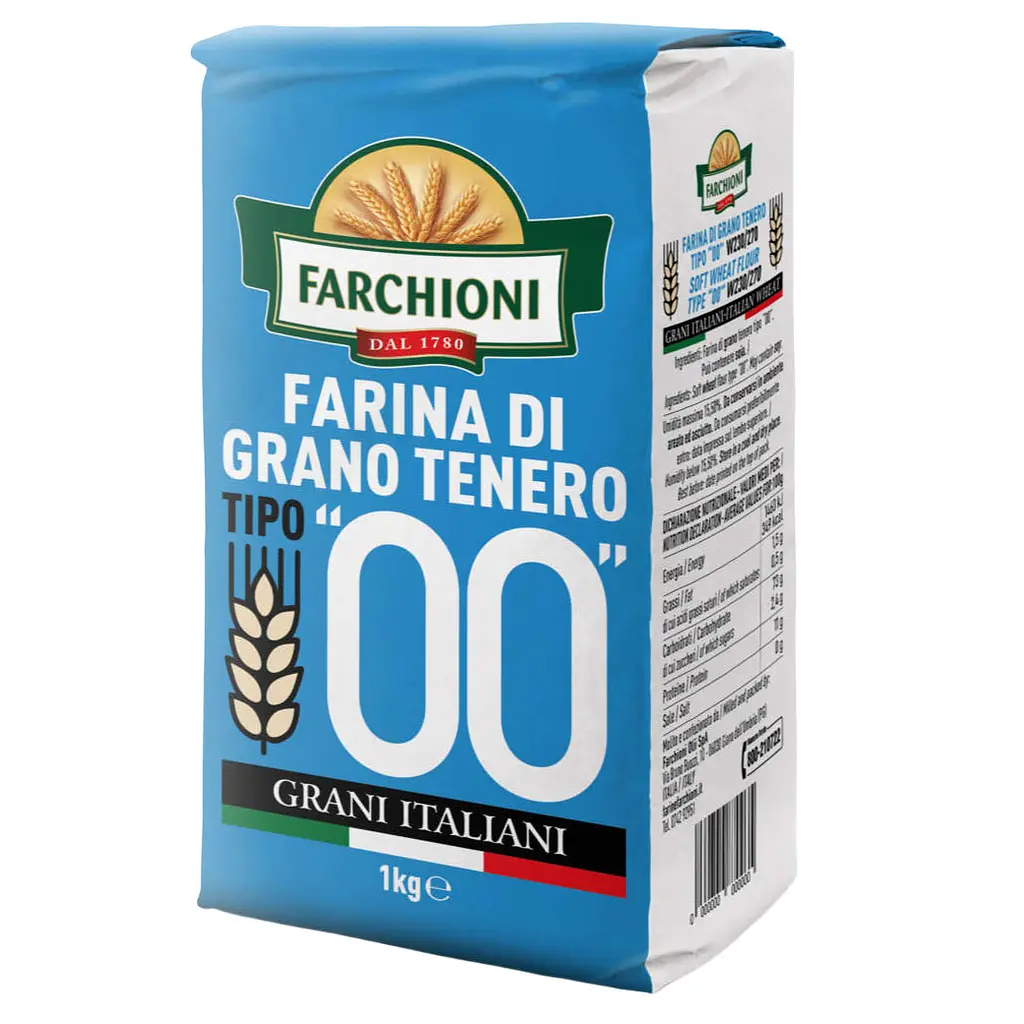 Борошно пшеничне Farchioni Farina di Grano Tenero Tipo "00" тонкого помолу 1 кг