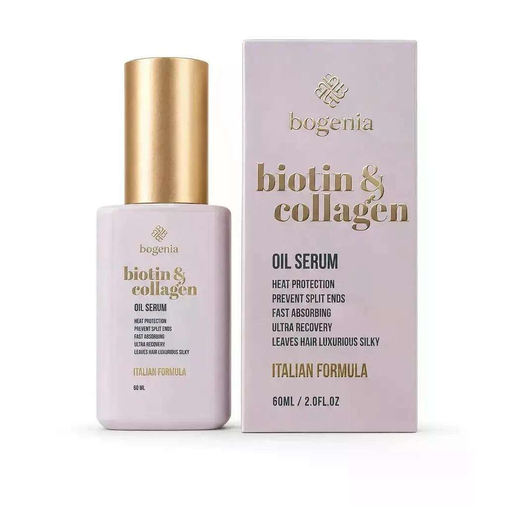 Сироватка-олія для волосся Bogenia BG451 Biotin & Collagen, 60 мл