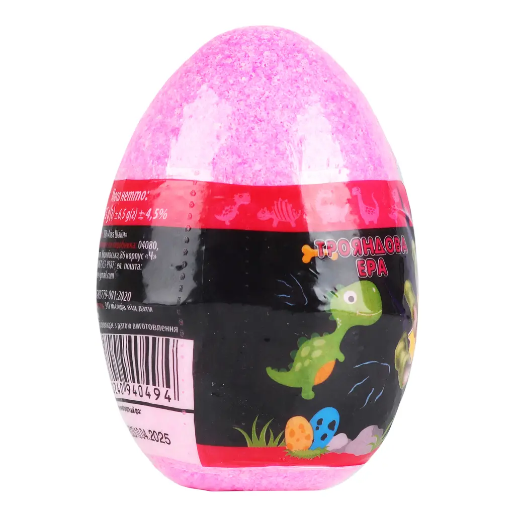 Бомба для ванн Аква Шайн DinoBath Ера троянд 145 г - фото 2