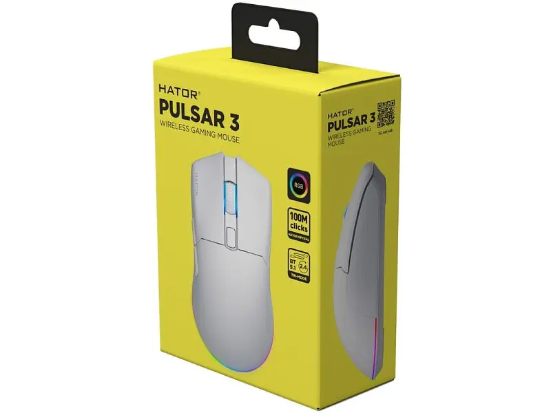 Миша Hator Pulsar 3 Wireless White (HTM631) - фото 6