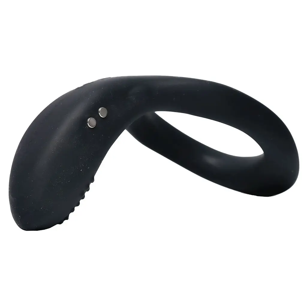 Віброкільце з керуванням зі смартфона Lovense Diamo Cock Ring, 11.3х4.4 см (чорний) - фото 2