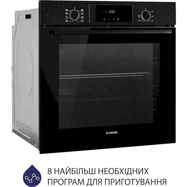 Духова шафа Minola EOD 6804 Midnight Чорна - фото 3