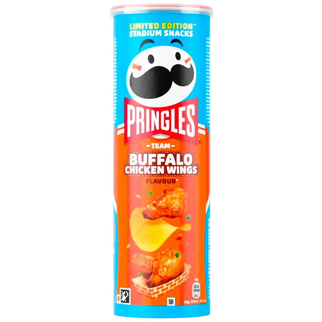 Чіпси Pringles Buffalo Chicken Wings зі смаком курячих крилець баффало 165 г