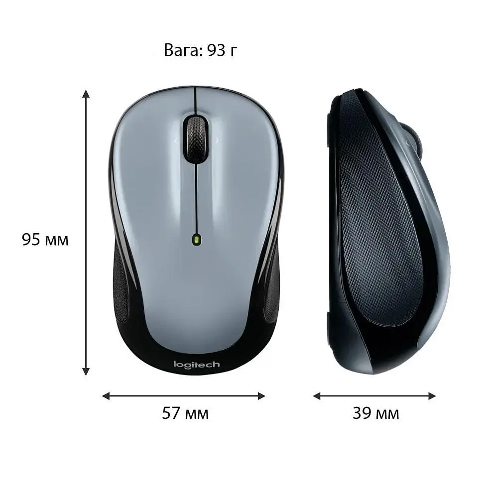 Мишка бездротова Logitech M325s 910-006813 Light Silver - фото 5