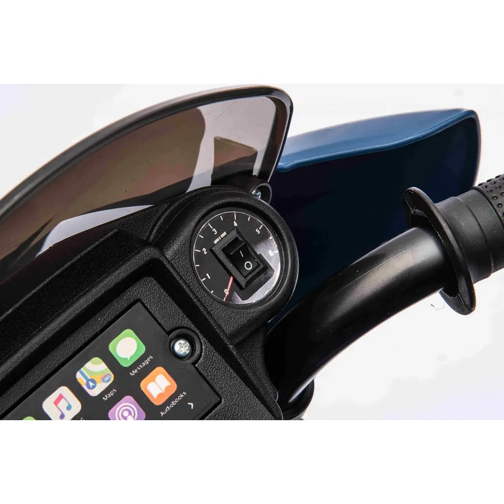 Дитячий електромотоцикл Ramiz Chopper Indian 6, рожевий (PA.BDM0963.ROZ) - фото 18