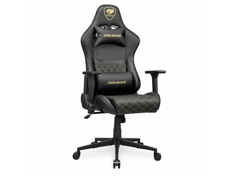 Комп'ютерне крісло для геймера Cougar Armor One V2 Gold - фото 2