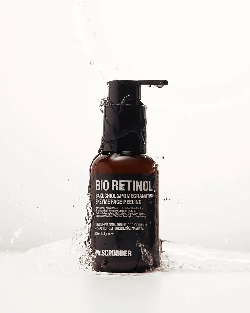 Энзимный гель-пилинг для лица Mr. Scrubber Bio Retinol с бакучиолом и энзимом граната 100 мл - фото 2
