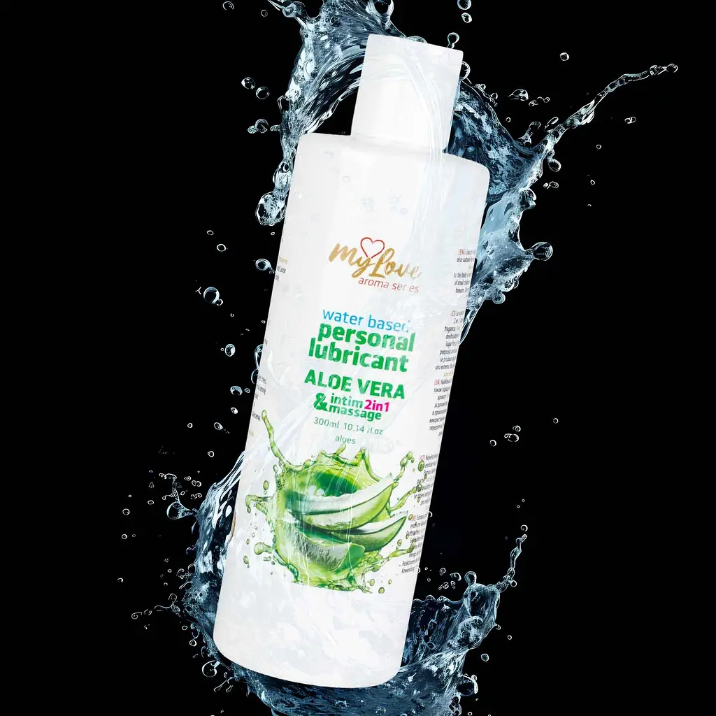 Лубрикант MyLove Aroma Series IntimMassage 2in1 Aloe Vera, 300 мл - фото 3
