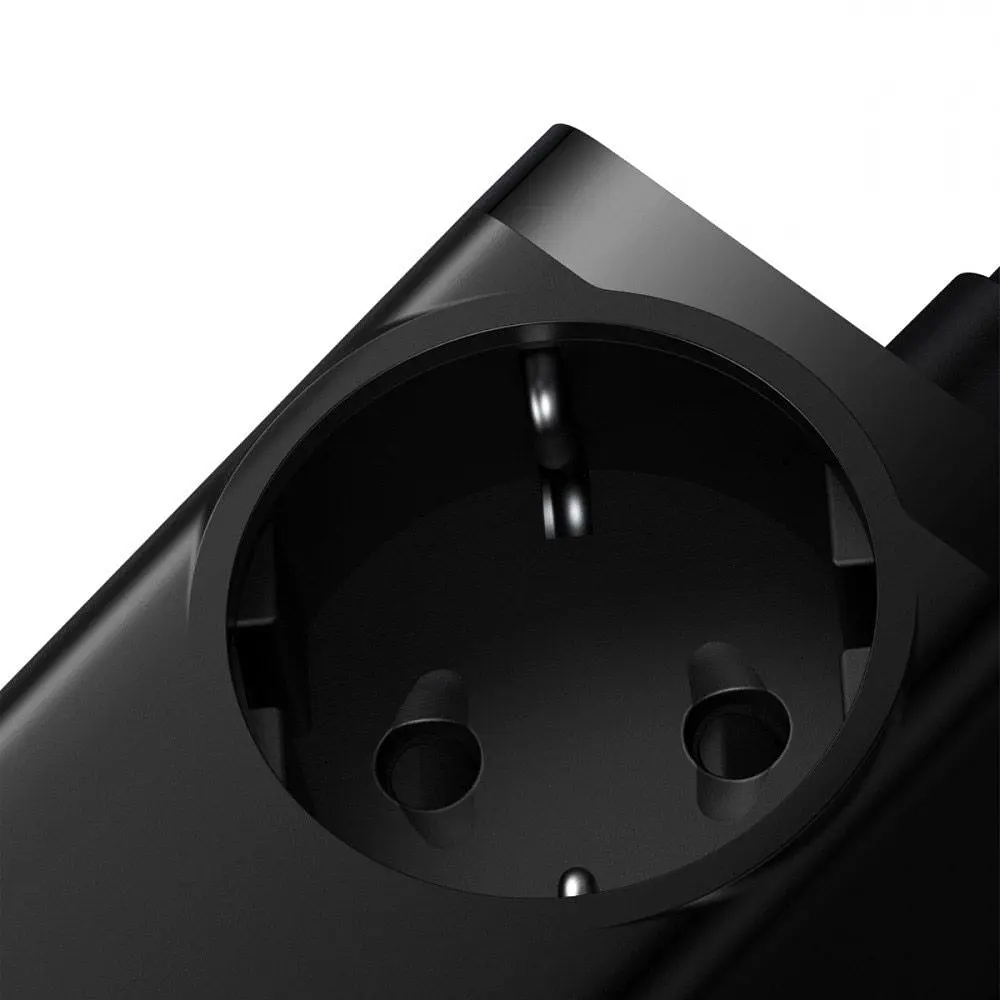 Мережевий зарядний пристрій Baseus GaN3 Pro Desktop Powerstrip 65W + Cable USB-C to USB-C Black (PSZM000901) [85127] - фото 5