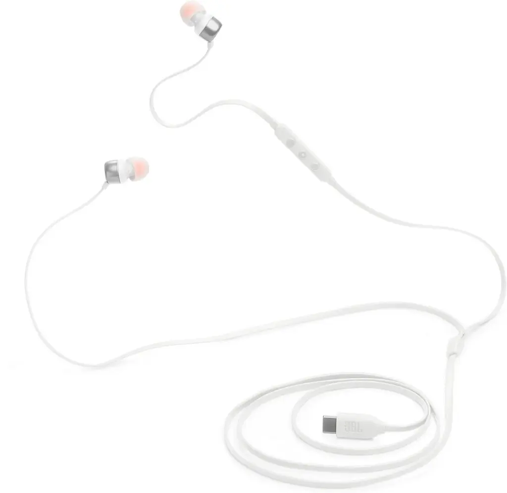 Навушники HF JBL Harman TUNE 310C USB-C White (JBLT310CWHT) UA - фото 4