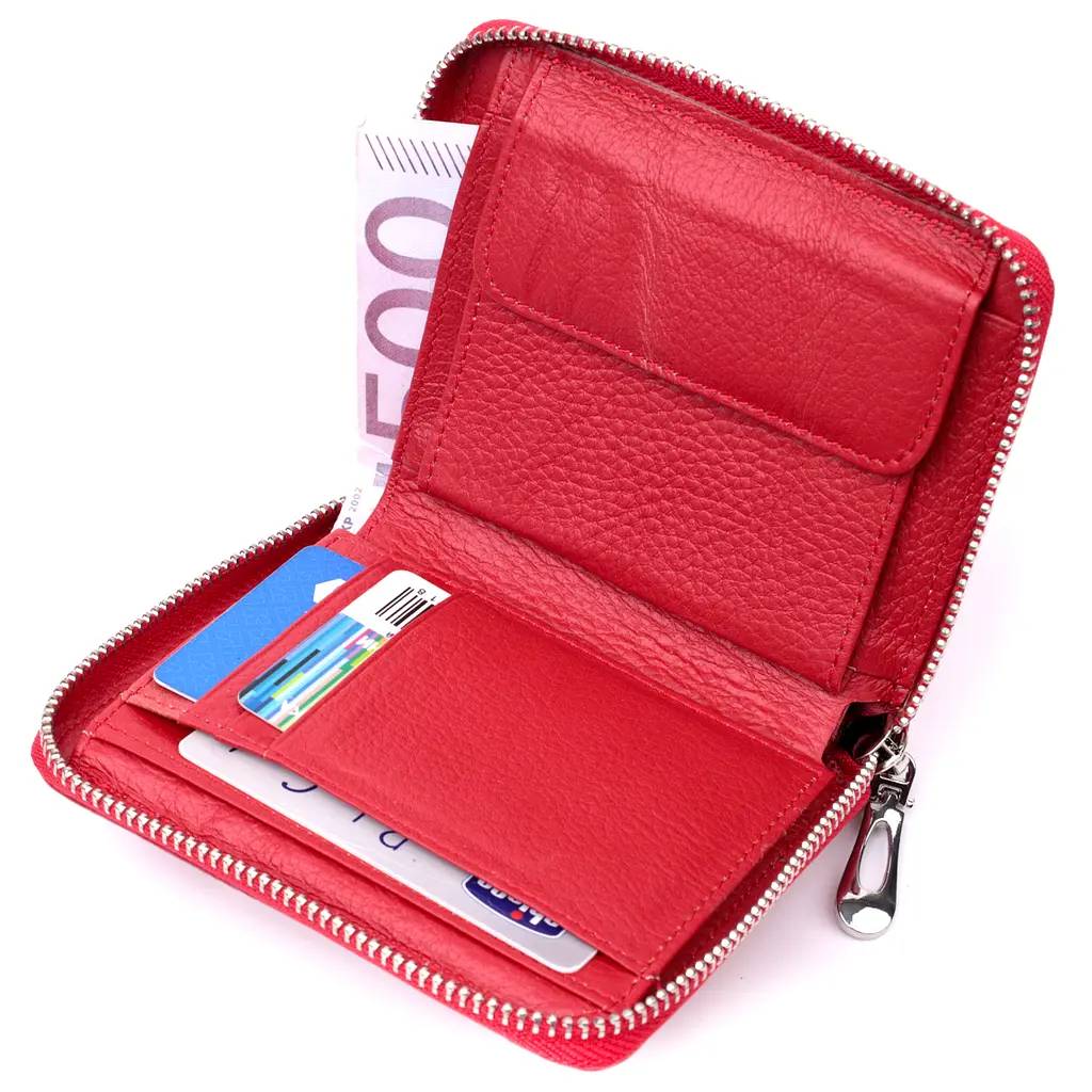 Жіночий шкіряний гаманець ST Leather 12.5х10.2х2 см acs0028395 - фото 3